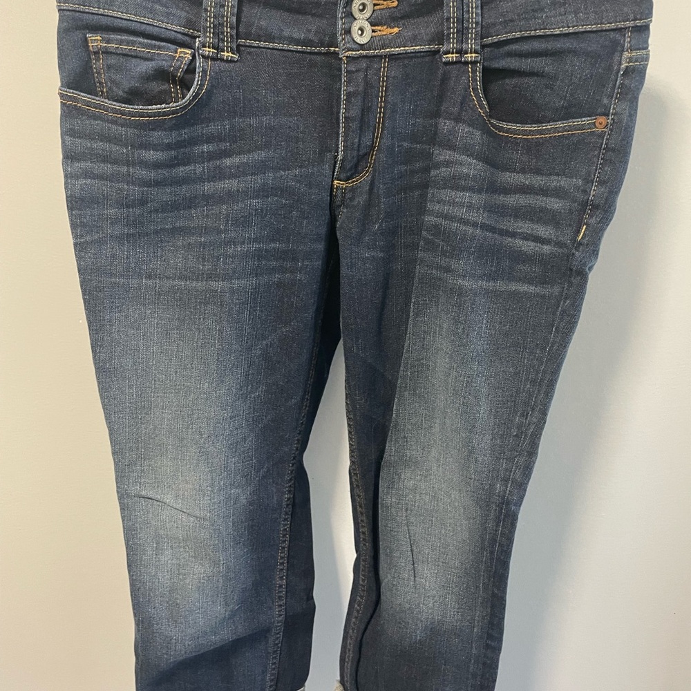 Arizona Jean Company Blue Ankle Cropped Jeans